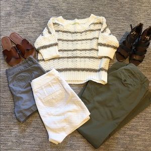 Gianni Bini Cropped Sweater and pick a pant